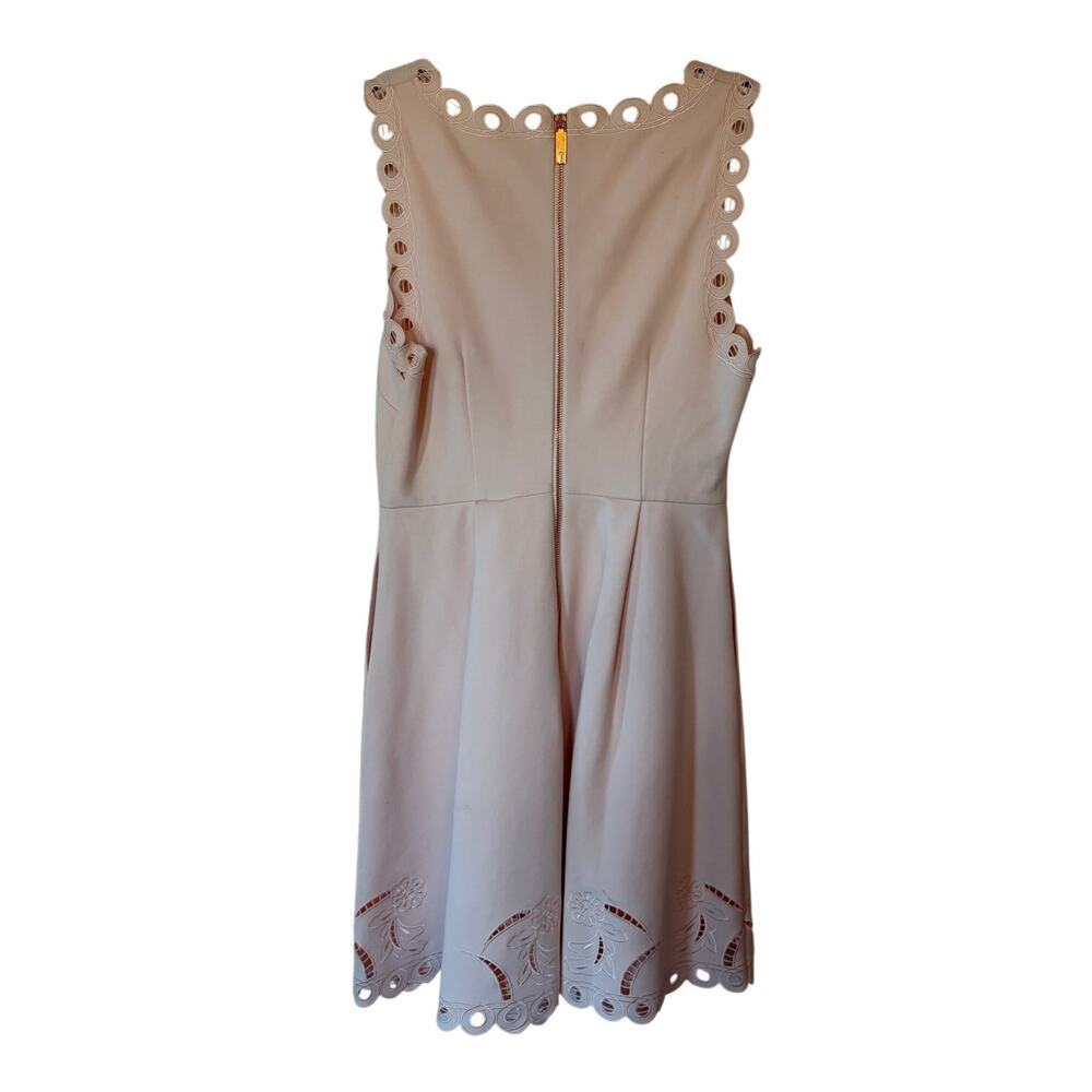 NWT Ted Baker London Emalise Embroidered skater dress 8 3 lace *flaws* - Picture 10 of 14